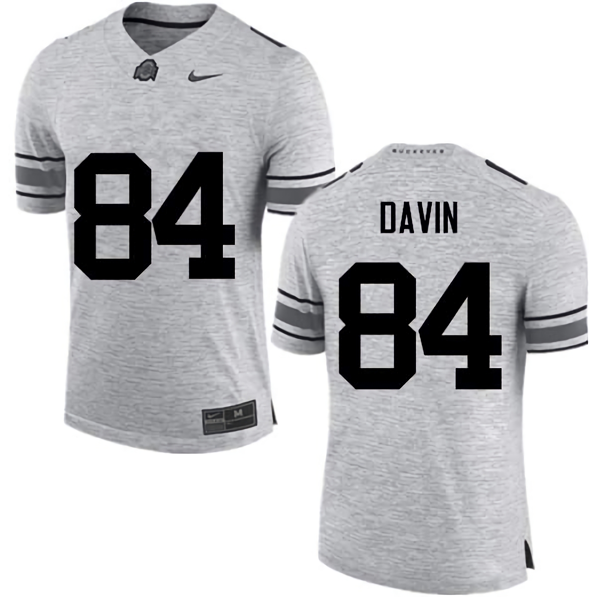 Brock Davin Ohio State Buckeyes Men's NCAA #84 Nike Gray College Stitched Football Jersey XCS5856UN